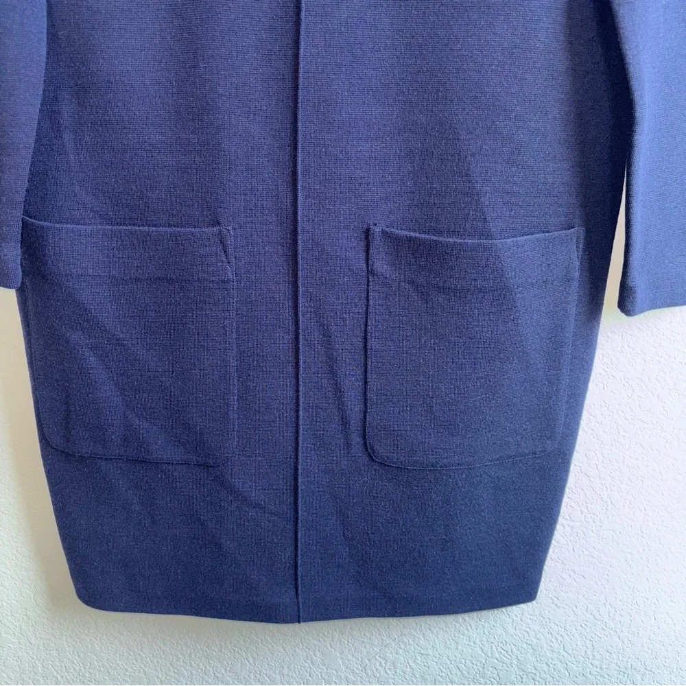 Andrea Jovine Deep Blue 100% wool dress size medium women’s